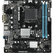 Материнская плата ASRock 760GM-HDV {SAM3 2xDDR3 4xSATA3 1xD-Sub 1xDVI-D 1xHDMI mATX} RTL