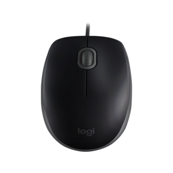 Мышь Мышь/ Logitech Mouse B110 Silent USB Black