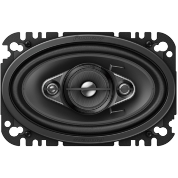 Колонки автомобильные Pioneer TS-A4670F (без решетки) 210Вт 88дБ 4Ом 10x16см (4x6дюйм) (ком.:2кол.) коаксиальные четырехполосные