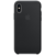 Силиконовый чехол Apple Silicone Case для iPhone XS, цвет (Black) черный