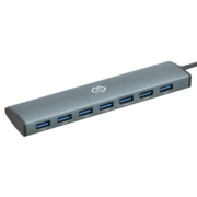 Разветвитель USB-C Digma HUB-7U3.0-UC-G 7порт. серый