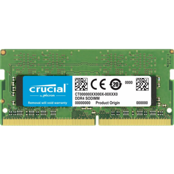 Память оперативная Crucial SODIMM 16GB DDR4 2666 MT/s (PC4-21300) CL19 DR x8 Unbuffered 260pin