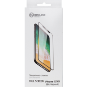 Защитное стекло для экрана Redline черный для Apple iPhone X/XS/11 Pro 3D 1шт. (УТ000012290)