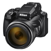 Фотоаппарат Nikon CoolPix P1000 черный 16Mpix Zoom125x 3.2" 4K SDXC CMOS 1x2.3 IS opt 1minF turLCD VF 7fr/s RAW 30fr/s HDMI/WiFi/GPS/EN-EL23