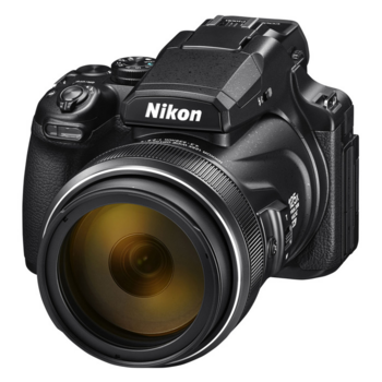 Фотоаппарат Nikon CoolPix P1000 черный 16Mpix Zoom125x 3.2" 4K SDXC CMOS 1x2.3 IS opt 1minF turLCD VF 7fr/s RAW 30fr/s HDMI/WiFi/GPS/EN-EL23