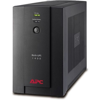 Источник бесперебойного питания APC Back-UPS 1400VA/700W, 230V, AVR, Interface Port USB, 4xRus outlets, 2 year warranty