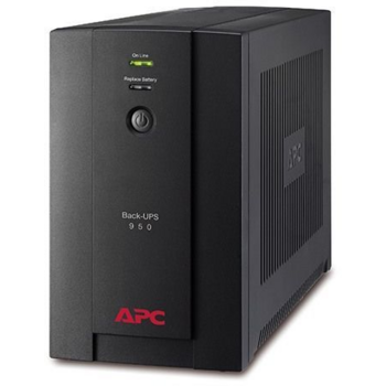 Источник бесперебойного питания APC Back-UPS 950VA/480W, 230V, AVR, Interface Port USB, 4xSchuko outlets, user repl. batt., 2 year warranty