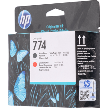 Печатающая головка HP 774 для HP DesignJet Z6810, черная матовая и хроматическая красная. Срок годности Июнь 2020 !!
