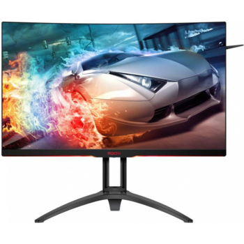 Монитор LCD AOC 31,5" AGON AG322QC4 Black {MVA Curved FreeSync2 HDR400 2560x1440@144Hz 4ms 178/178 300cd 2500:1 Frameless D-sub HDMIx2 DisplayPortx2 USB3.0x2 AudioOut 5Wx2}