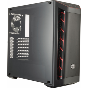 Корпус COOLER MASTER MasterBox MB511 Mesh version Red trim MidiTower без Б/П ATX MicroATX MiniITX Цвет красный MCB-B511D-KANN-S00