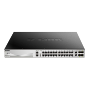 Коммутатор D-Link DGS-3130-30PS/A1A, PROJ L3 Managed Switch with 24 10/100/1000Base-T ports and 2 10GBase-T ports and 4 10GBase-X SFP+ ports (24 PoE ports 802.3af/802.3at (30 W), PoE Budget 370W, PoE Budget with