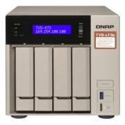 QNAP TVS-473E-8G Сетевое хранилище без дисков 4-tray w/o HDD, 2xM.2 SSD Slot, 2xHDMI-port. Quad- core AMD quad- core 2.1 GHz up to 3.4 GHz , 8GB DDR4 (2 x 4GB) up to 64GB