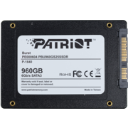 Твердотельный накопитель PATRIOT SSD BURST 960Gb SATA-III 2,5”/7мм PBU960GS25SSDR