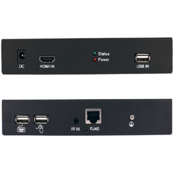 Приёмник OSNOVO Комплект для передачи HDMI, 2xUSB(клавиатура+мышь) и ИК управления по сети Ethernet, "точка-точка" до 180м.
