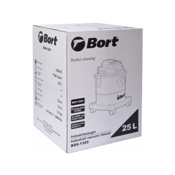 Строительный пылесос Bort BSS-1325 1300Вт (уборка: сухая/влажная) синий