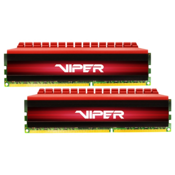 Модуль памяти PATRIOT Viper 4 Gaming DDR4 Общий объём памяти 32Гб Module capacity 16Гб Количество 2 3000 МГц Множитель частоты шины 16 1.35 В черный / красный PV432G300C6K