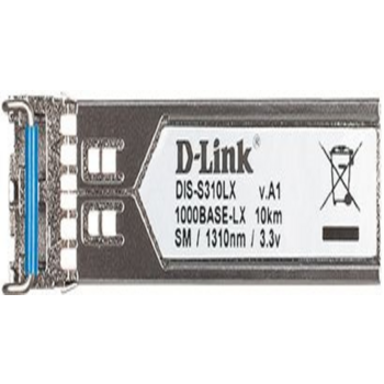 D-Link S310LX/A1A PROJ Промышленный SFP-трансивер с 1 портом 1000Base-LX для одномодового оптического кабеля (до 10 км)