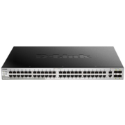 D-Link DGS-3130-54TS/A1A PROJ Управляемый стекируемый1 коммутатор 3 уровня с 48 портами 10/100/1000Base-T, 2 портами 10GBase-T и 4 портами 10GBase-X SFP+