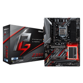 Материнская плата Z390 S1151 ATX Z390 PHANTOM GAMING SLI ASROCK Intel Z390 Express|LGA1151|ATX|4xPCI-Express 3.0 1x|2xPCI-Express 3.0 16x|2xM.2|DDR4|4300/4266/4133/4000/3866/3800/3733/3600/3200/2933/2800/2666/2400/2133 МГц|Количество слотов памяти 4|1xВых