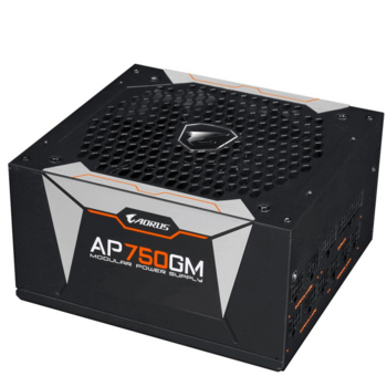 Блок питания Gigabyte ATX 750W AORUS GP-AP750GM-EU 80+ gold (24+4+4pin) APFC 135mm fan 6xSATA Cab Manag RTL