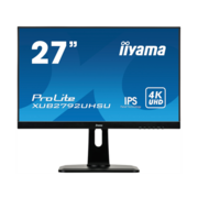IIYAMA 27" XUB2792UHSU-B1 черный {IPS LED 3840x2160 5ms 16:9 300cd 178/178 DVI HDMI DisplayPort USBHub}