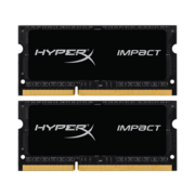 Модуль памяти Kingston DDR3 SODIMM 16GB Kit 2x8Gb HX316LS9IBK2/16 PC3-12800, 1600MHz, 1.35V, HyperX Impact Black Series