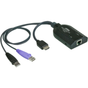 Модуль удлинителя, HDMI+KBD+MOUSE USB, 50 метр., для подкл. комплекта перключат. KN2124v/2140v/4124v/4140v/2116A/2132/4116/4132; KM0532/0932/0032, макс.разреш. 1600х1200, RJ45+HD-DP+USB A-тип, Female+2xMale, без Б.П., (DDC2B) HDMI USB Virtual Media KVM ad