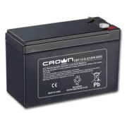 Батарея CROWN напряжение 12В, ёмкость 9.2 А/Ч, размеры (мм) 151х65х95, вес 2,5 кг, тип клеммы - F2, тип АКБ - свинцово кислотная с загущеным электролитом в гель, срок службы 6 лет CROWN Battery voltage 12V, capacity 9.2 A / W, dimensions (mm) 151*65*95, w