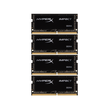 Память оперативная Kingston 32GB 2400MHz DDR4 CL15 SODIMM (Kit of 4) HyperX Impact