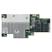 Плата контроллера RAID-массива Intel® RAID Module RMSP3AD160F Tri-mode PCIe/SAS/SATA Full-Featured RAID Mezzanine Module, SAS3516, 16 int. ports PCIe/SAS/SATA, RAID 0, 1, 10, 5, 50, 6, 60 +JBOD, Cache 4GB, SIOM PCIe x8 Gen3, vertical connectors