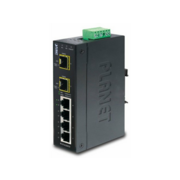 коммутатор коммутатор/ PLANET IP30 Industrial 8* 1000TP + 2* 100/1000F SFP Full Managed Ethernet Switch (-40 to 75 degree C), 1588