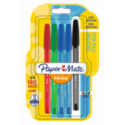 Набор шариковых ручек Paper Mate INKJOY (1956724) однораз. индив. пакет с европодвесом (5шт)