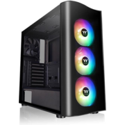 Корпус Thermaltake View 23 TG ARGB черный без БП ATX 6x120mm 3x140mm 2xUSB3.0 audio bott PSU