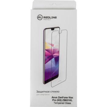 Защитное стекло для экрана Redline для Asus ZenFone Max Pro M2 ZB631KL 1шт. (УТ000016811)
