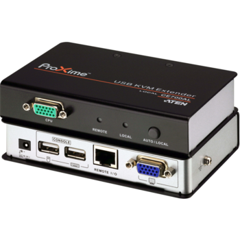 Удлинитель консоли USB (клав.+мышь+мон.) на 150м Удлинитель консоли USB (клав.+мышь+мон.) на 150м/ DUAL CONSOLE USB KVM EXTENDER W/1.8M