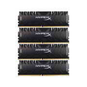 Модуль памяти Kingston DDR4 DIMM 64GB Kit 4x16Gb HX424C12PB3K4/64 PC4-19200, 2400MHz, CL15, HyperX Predator