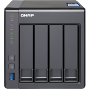 QNAP TS-431X2-8G Сетевое хранилище, 4 отсека для HDD, 10 GbE SFP+. ARM Cortex-A15 Annapurna Labs AL-314 1,7 ГГц, 8 ГБ.