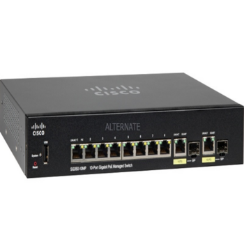 Сетевое оборудование Cisco SB SG350-10MP-K9-EU Cisco SG350-10MP 10-port Gigabit POE Managed Switch