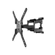 Кронштейн ONKRON Кронштейн ONKRON/ 37-70" макс 400*400 наклон -2°/+10° поворот 140º Макс нагрузка 36,4кг от стены: 42-452мм, "гармошка", черный