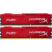 Модуль памяти Kingston DDR3 DIMM 16GB (PC3-15000) 1866MHz Kit (2 x 8GB) HX318C10FRK2/16 HyperX Fury Red Series CL10