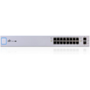 UniFi Switch 16-150W [US-16-150W-EU] Ubiquiti коммутатор 16х Gigabit RJ45, 2х SFP, Passive PoE 24 В, монтаж в стойку 19&quot;, на стену