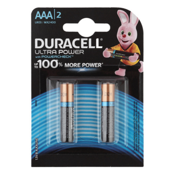 Батарея Duracell Ultra LR03-2BL MX2400 AAA (2шт)