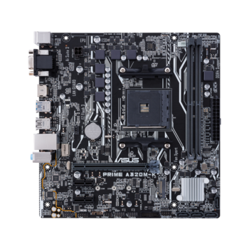 Материнская плата ASUS PRIME A320M-K {Socket-AM4, AMD A320, 2xDDR4, 2xPCI-E + PCI-E 16x, 4xSATA (Raid 0/1/10)+ m.2, HDMI}