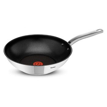 Сковорода ВОК (WOK) Tefal Intuition A7031904 круглая 28см ручка несъемная (без крышки) серебристый (2100102486)