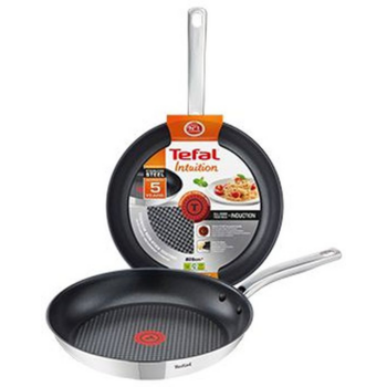 Сковорода Tefal Intuition SS2 A7030415 круглая 24см ручка несъемная (без крышки) серебристый (2100102546)