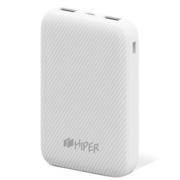 Мобильный аккумулятор Hiper SPX10000 10000mAh 3A 2xUSB белый (SPX10000 WHITE)