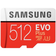 Флеш карта microSDXC 512Gb Class10 Samsung MB-MC512GA/RU EVO PLUS + adapter