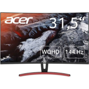 LCD Acer 31.5" ED323QURAbidpx Черный Красный {VA 2560x1440 144Hz 4ms 16:9 250cd 3000:1 DisplayPort DVI HDMI Audioout FreeSync Curved}