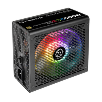 Блок питания Thermaltake ATX 500W Toughpower GX1 RGB 80+ gold (24+4+4pin) APFC 120mm fan color LED 6xSATA RTL