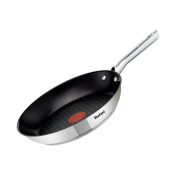 Сковорода Tefal Duetto A7040624 круглая ручка несъемная (без крышки) серебристый (2100085678)